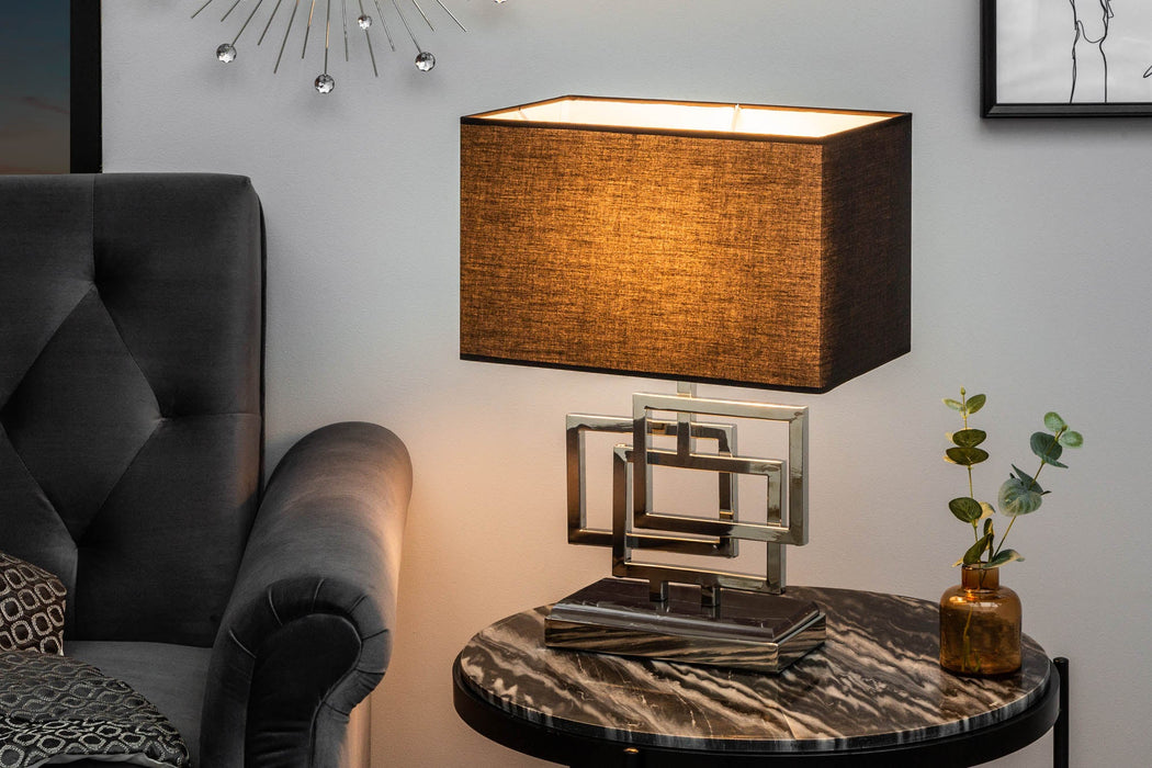 Tischleuchte Coral 62cm gold schwarz