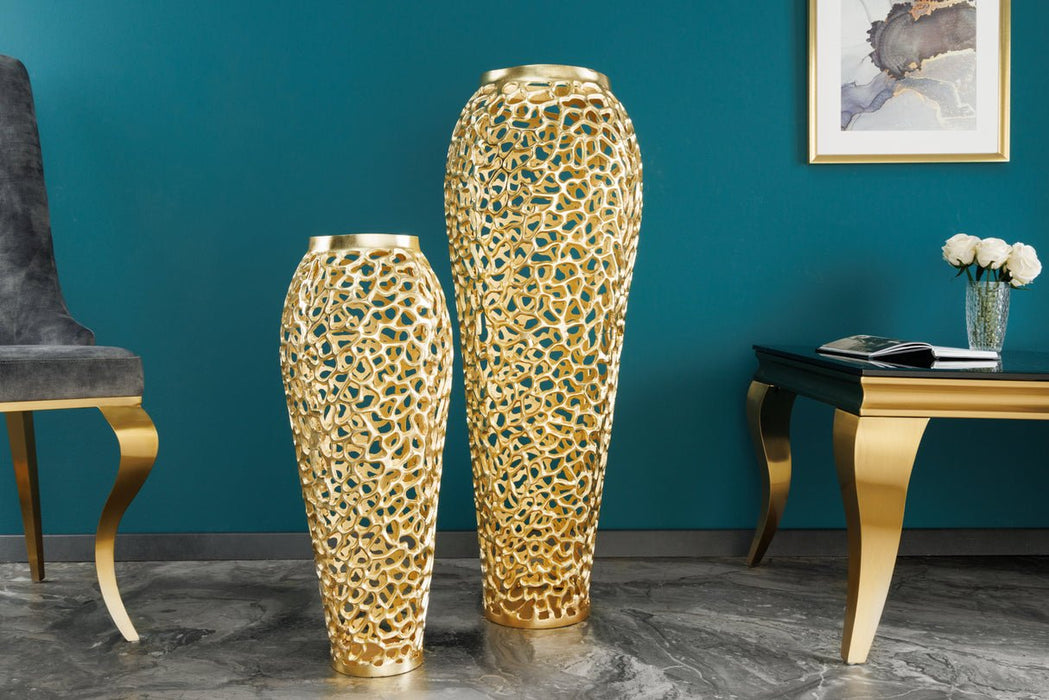 Dekovase Conceptual LEAF gold