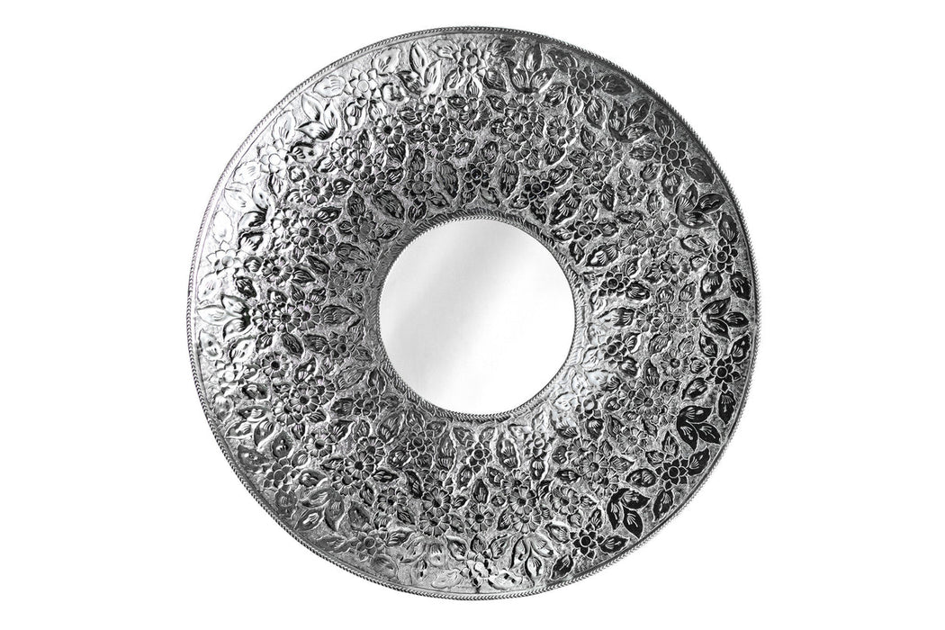 Wandspiegel Marrakesch XL Ø 80cm silber