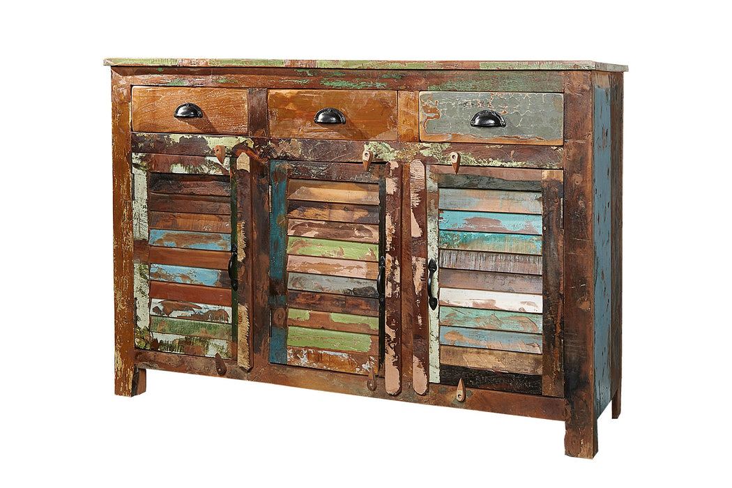 Sideboard Grand Combin 125cm aus Recyclingholz