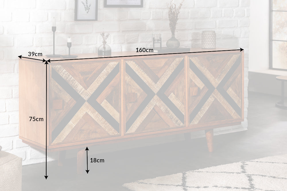 Sideboard Saas Fee 160cm Mango