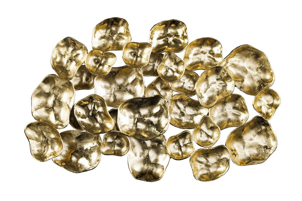 Wanddeko Variant 100cm gold handgefertigt