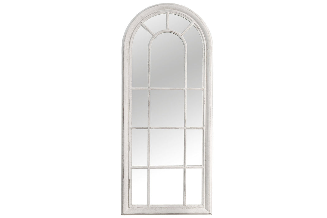 Wandspiegel Ranch 140cm Grau Vintage Weiss