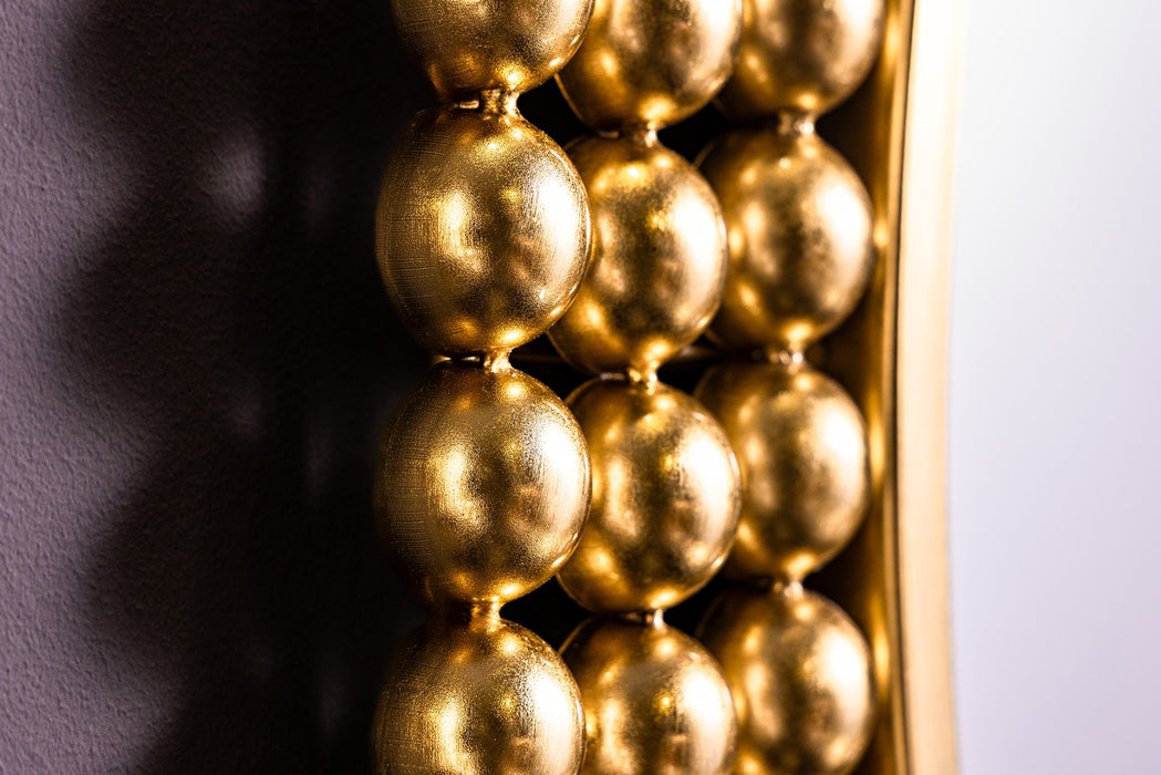 Wandspiegel gem 75cm Eisen gold