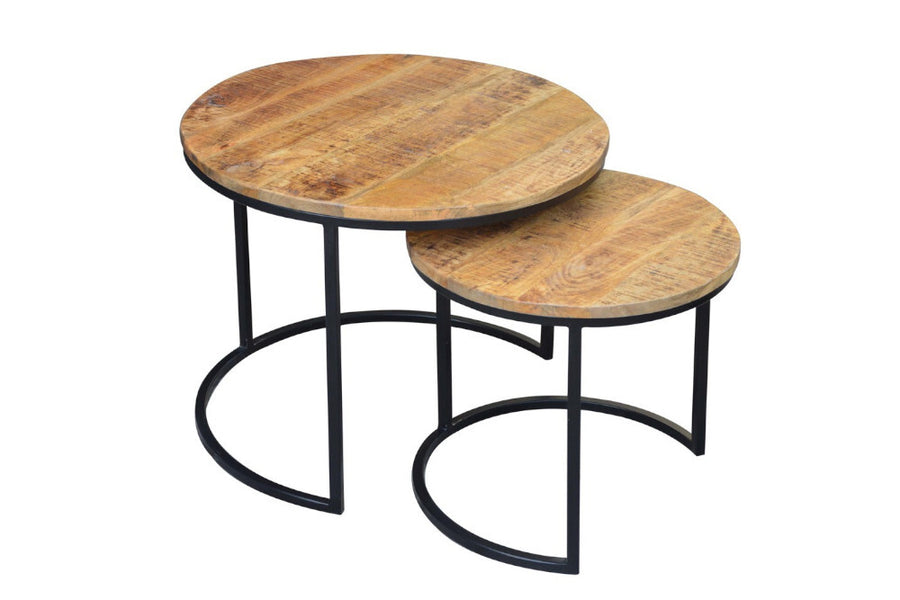 Beistelltisch Jura 2er Set Mango natur