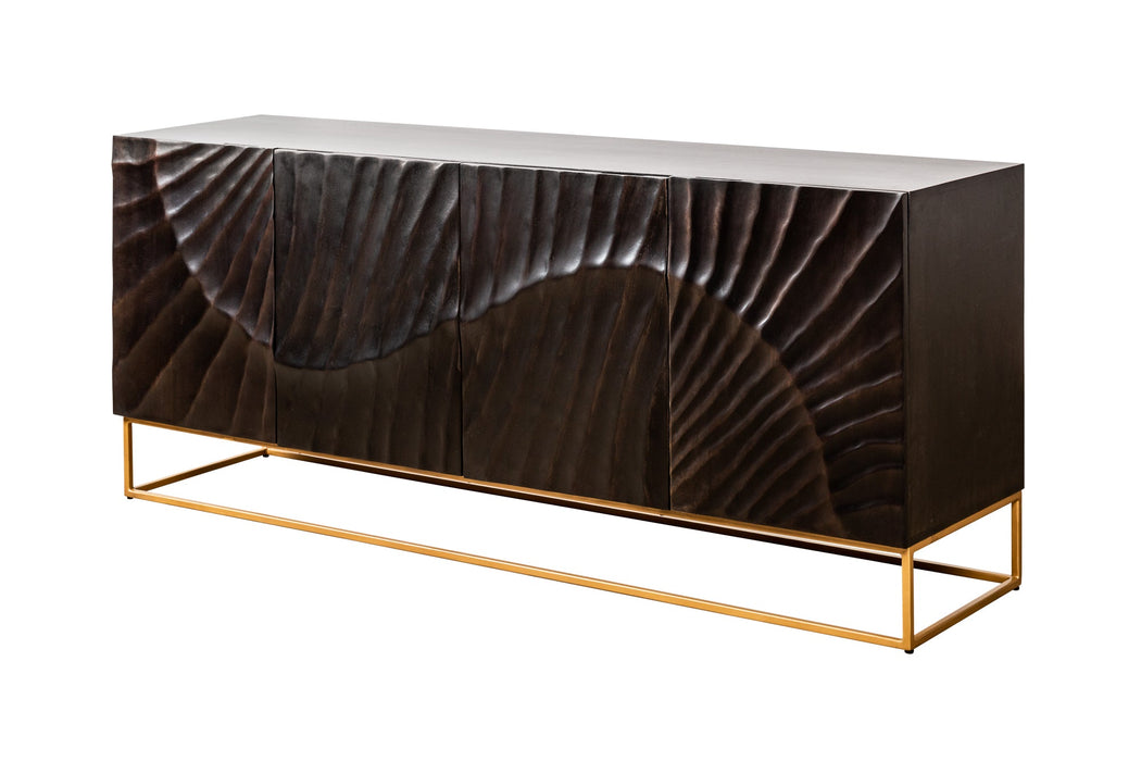 Sideboard Val Ferret 177cm Mango schwarz