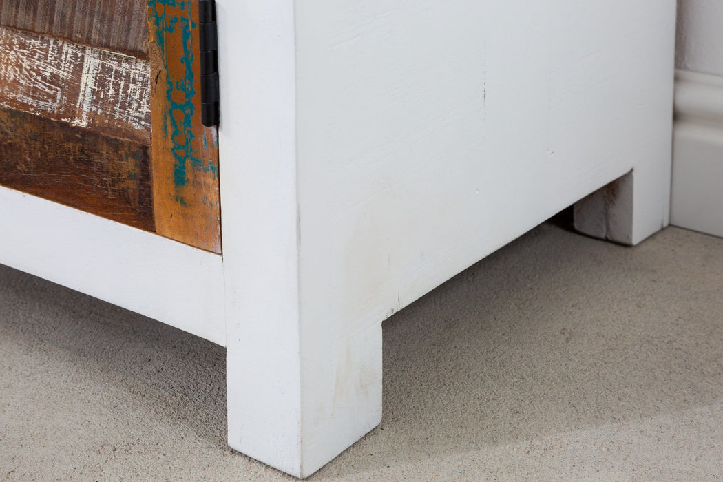 Sideboard Grand Combin 160cm white wash Mango