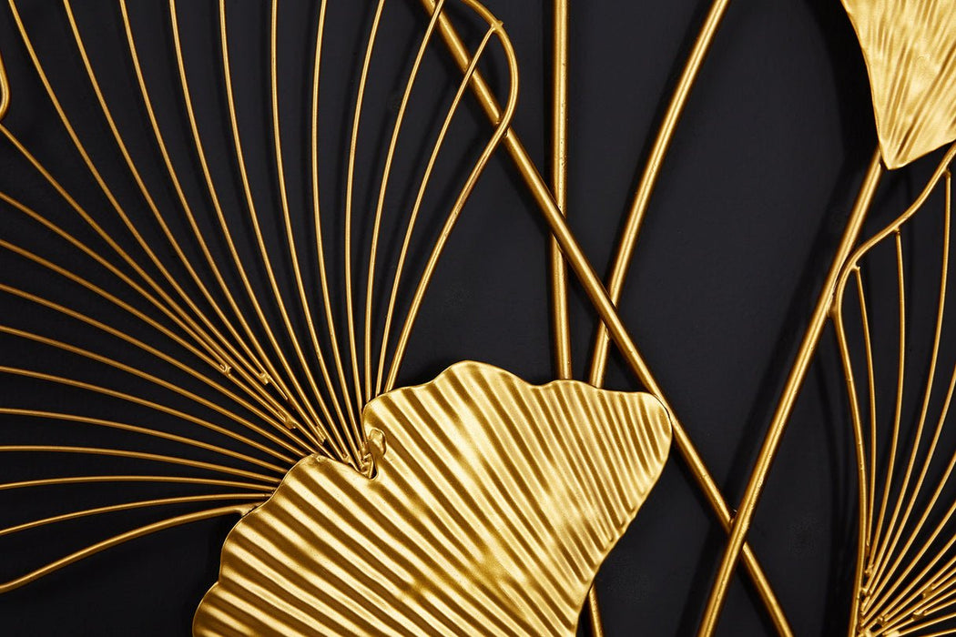 Wanddekoration Coral 110cm gold
