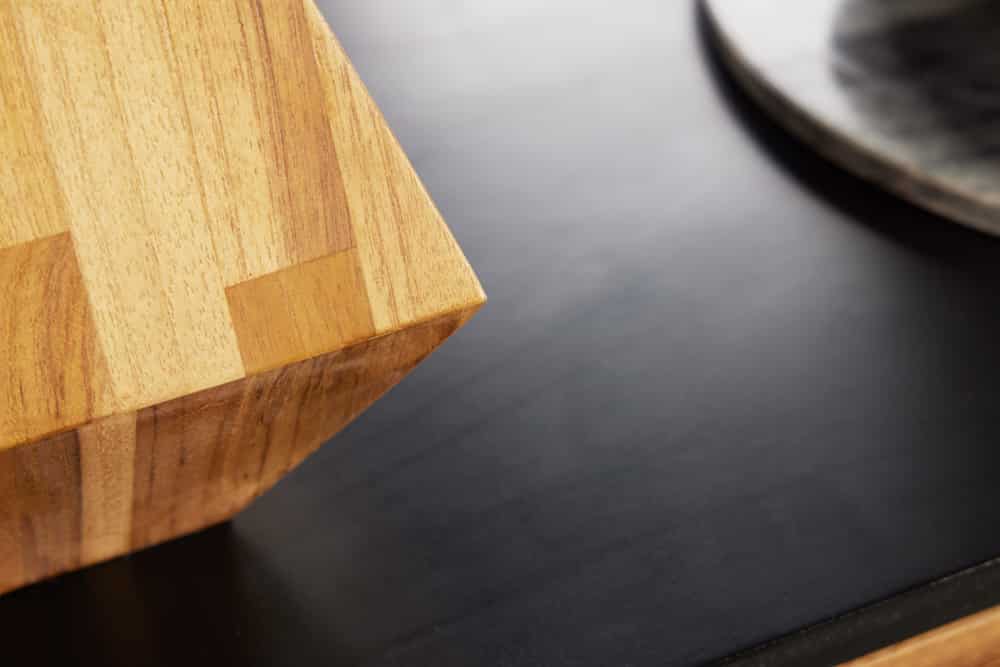 Tischleuchte Diamant 60cm Teakholz