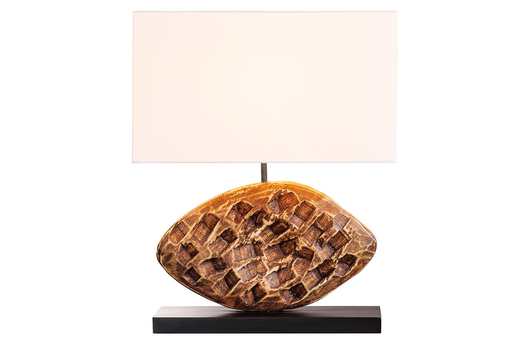 Tischleuchte Coral 50cm Akazienholz