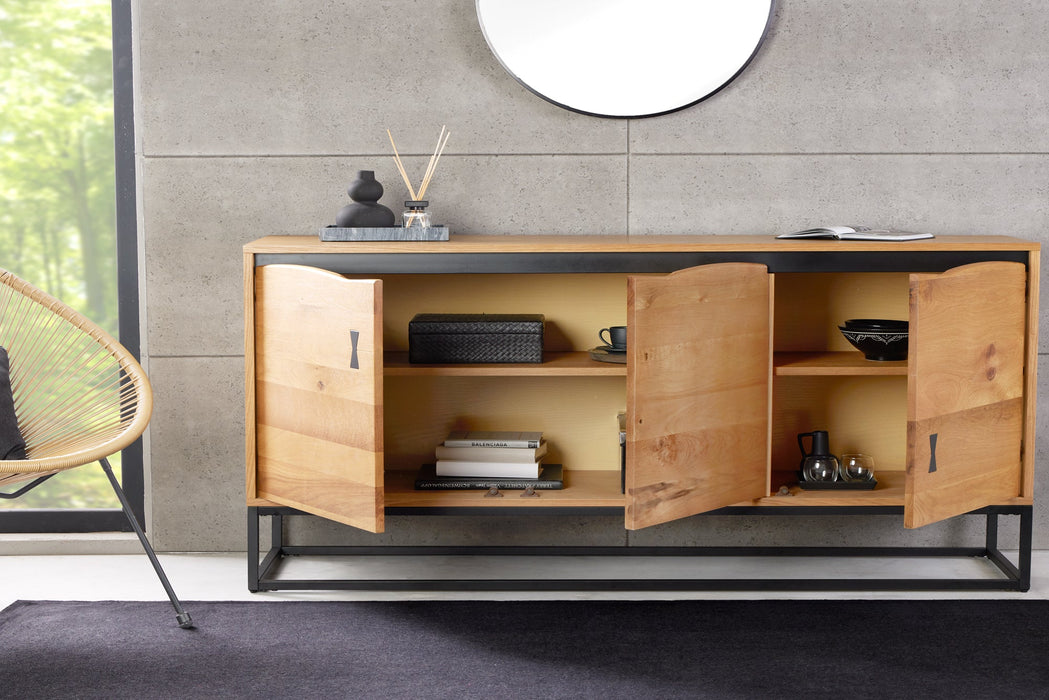 Sideboard Engelberg Artwork 150cm Eiche Optik