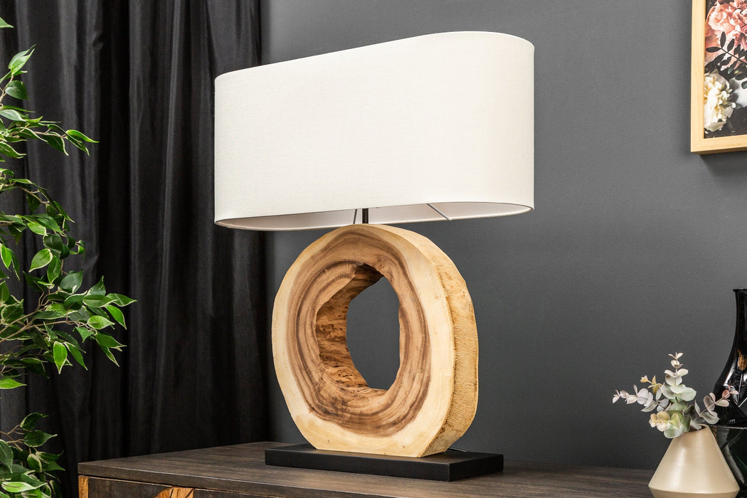 Tischleuchte Eco Art 63cm Regenbaum