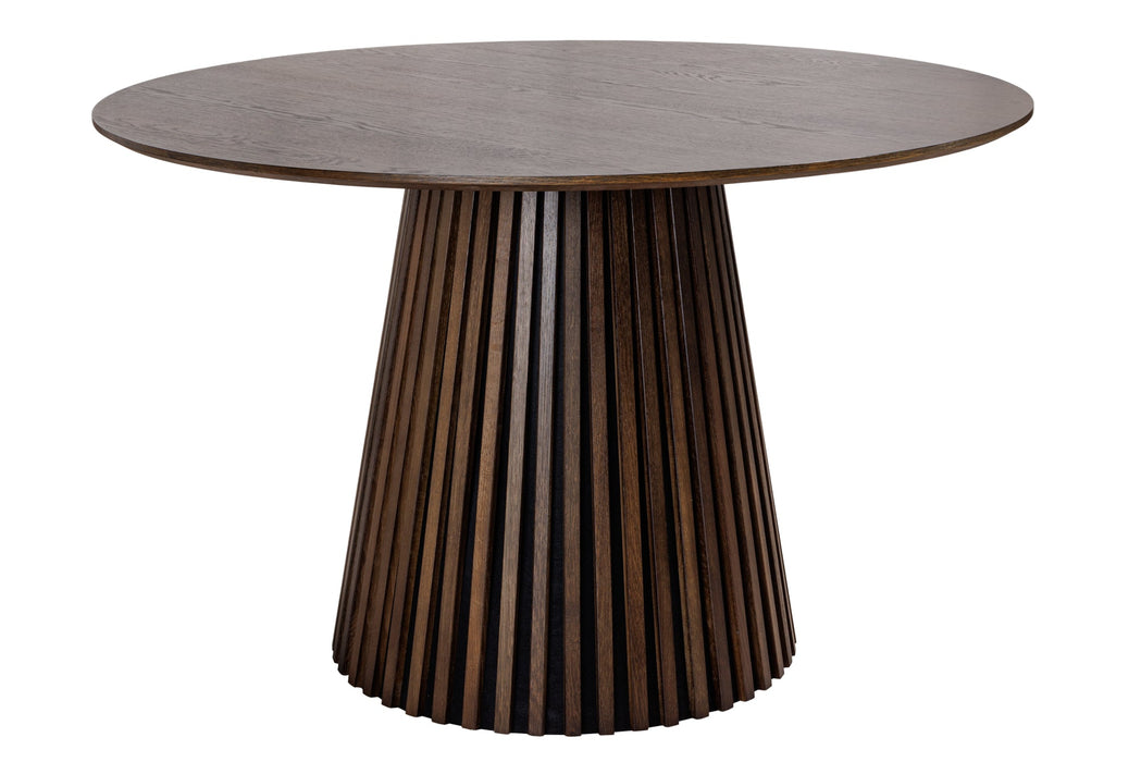 Esstisch Elysium Wood Eiche Dunkel Rund