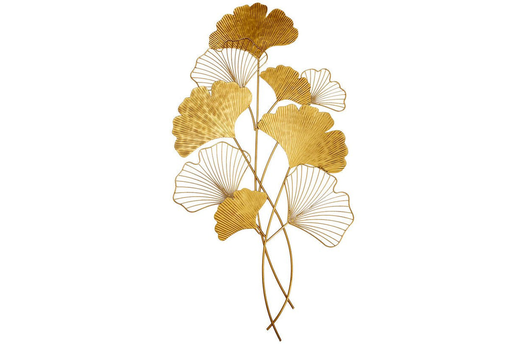 Wanddekoration Coral 110cm gold