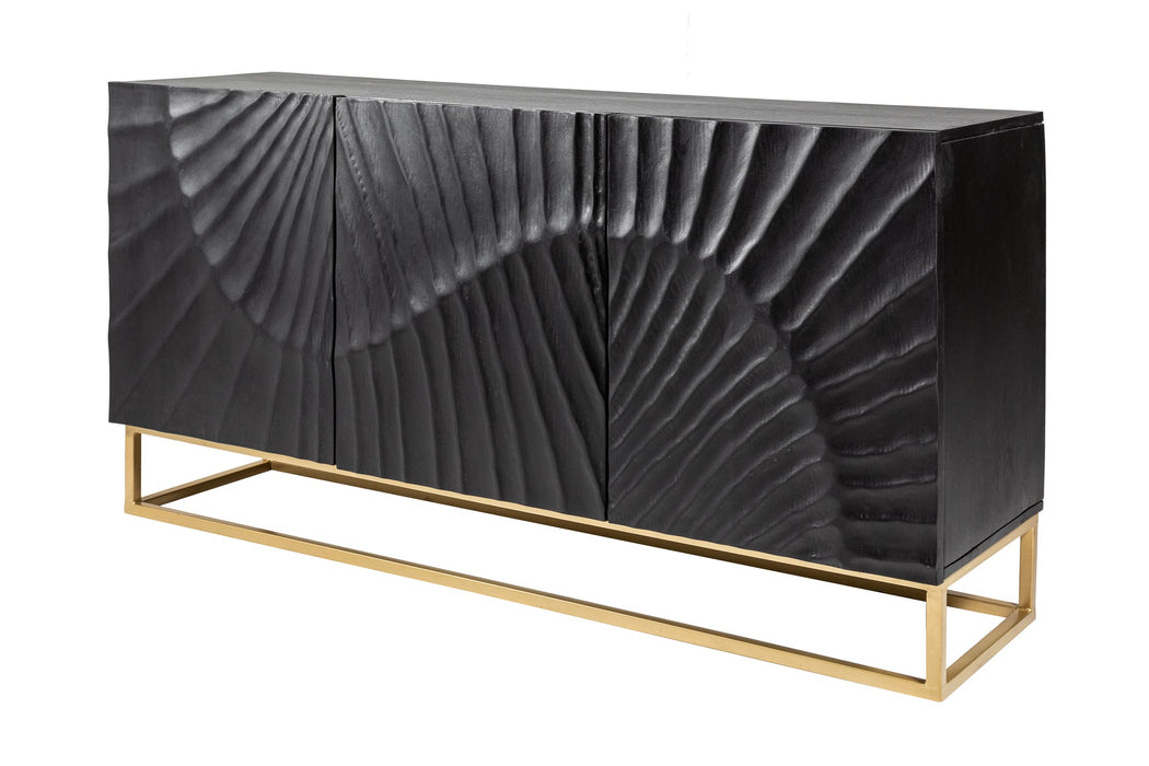 Sideboard Val Ferret 140cm Mango schwarz