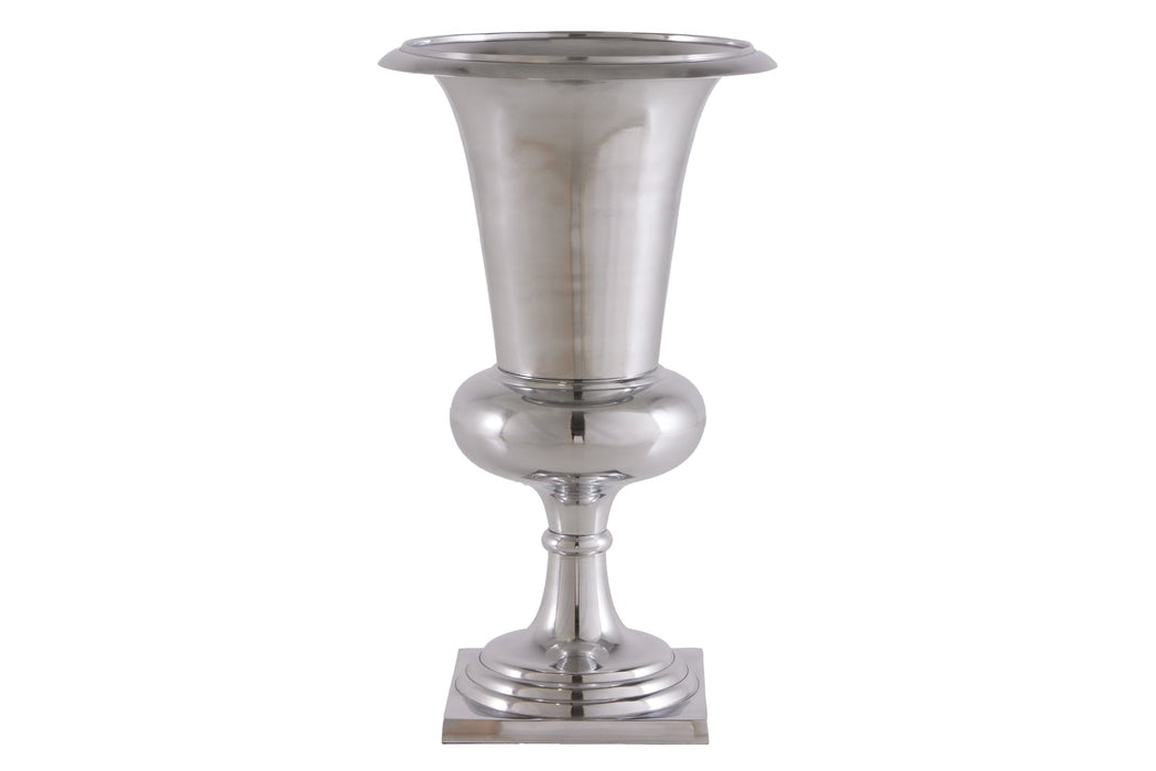 Vase Triumph 75cm silber aluminium