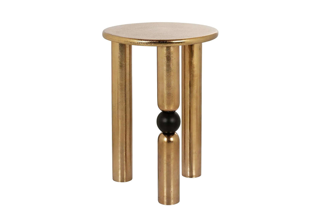 Couchtisch Conceptual 55cm w/ black bullet gold