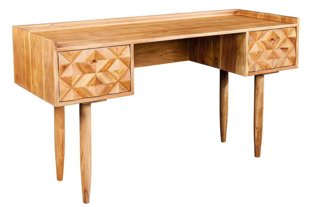 Schreibtisch Alpen 130cm Akazie honey