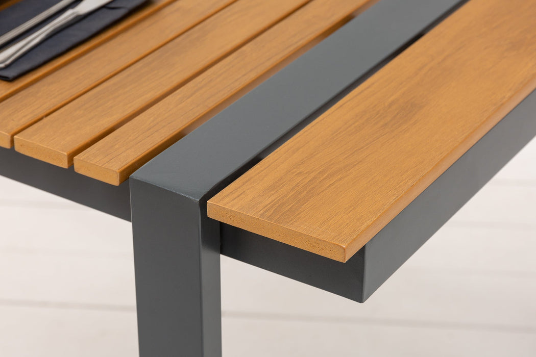 Garten-Esstisch Bay Lounge Polywood natur
