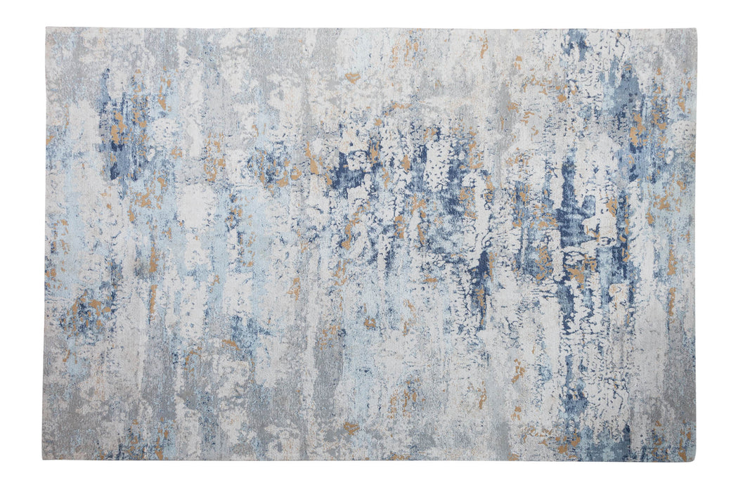 Teppich Conceptual 350x240cm grau blau