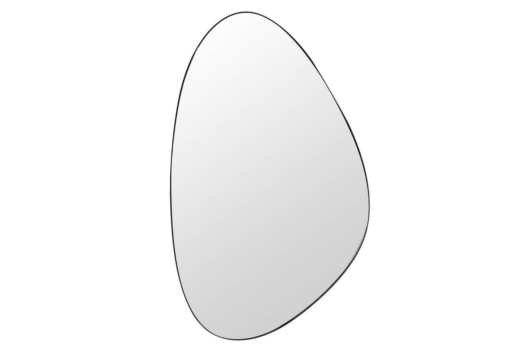 Wandspiegel Nella 90cm asymmetrisch Metall schwarz