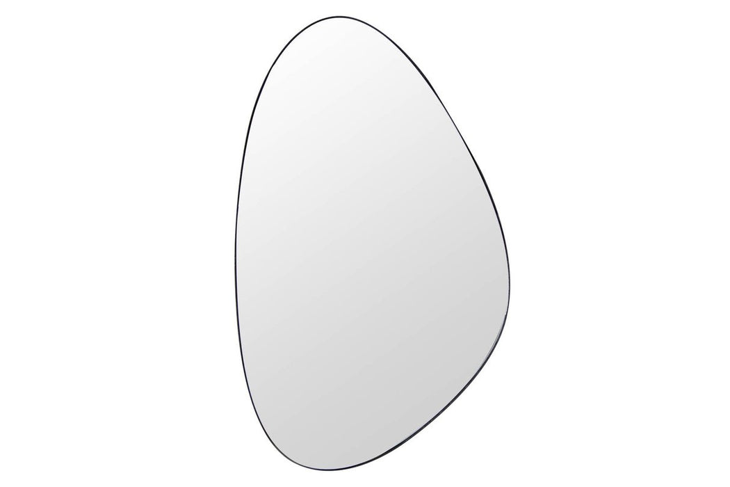 Wandspiegel Nella 90cm asymmetrisch Metall schwarz