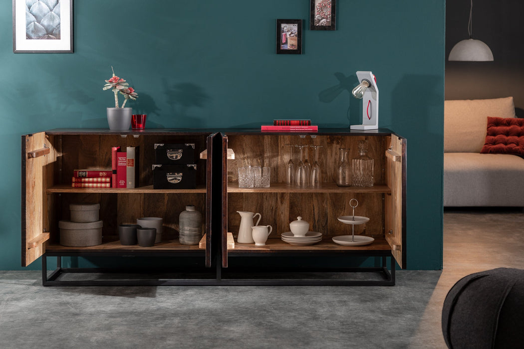 Sideboard Monte Bre 177cm Mango braun