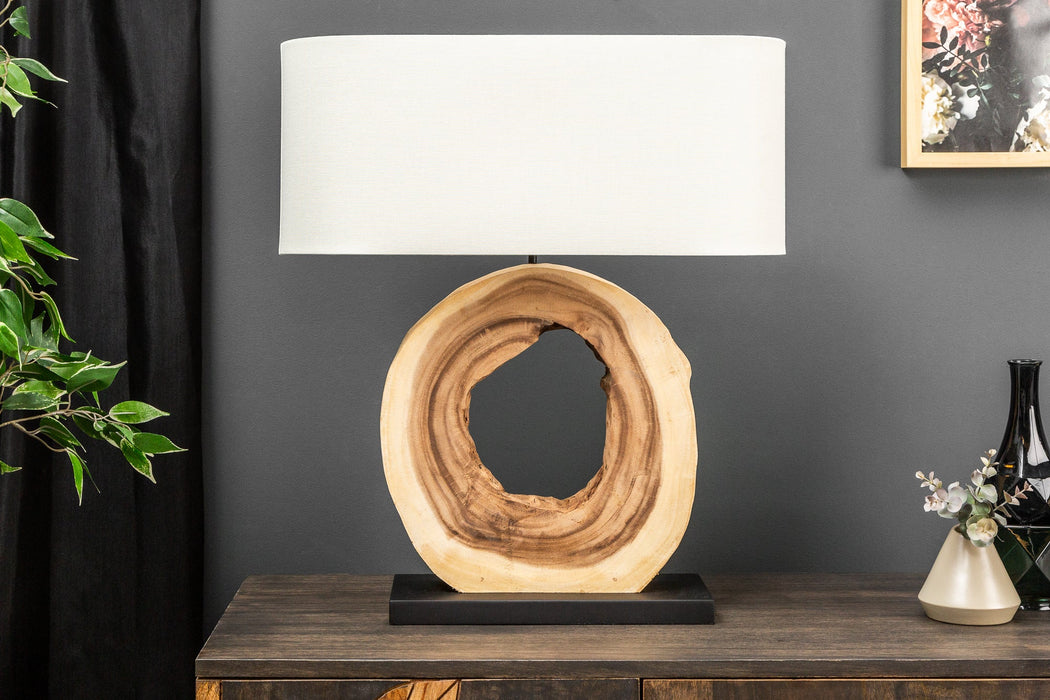 Tischleuchte Eco Art 63cm Regenbaum
