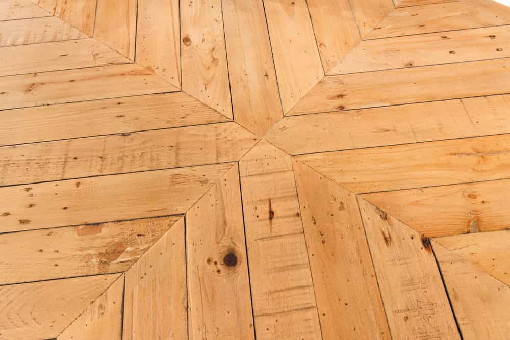 Esstisch Patchwork Pinie 80mm Natur