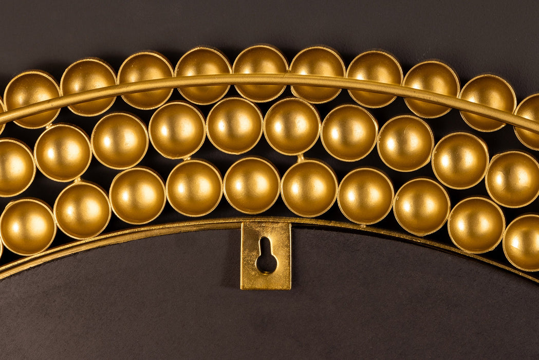 Wandspiegel gem 75cm Eisen gold