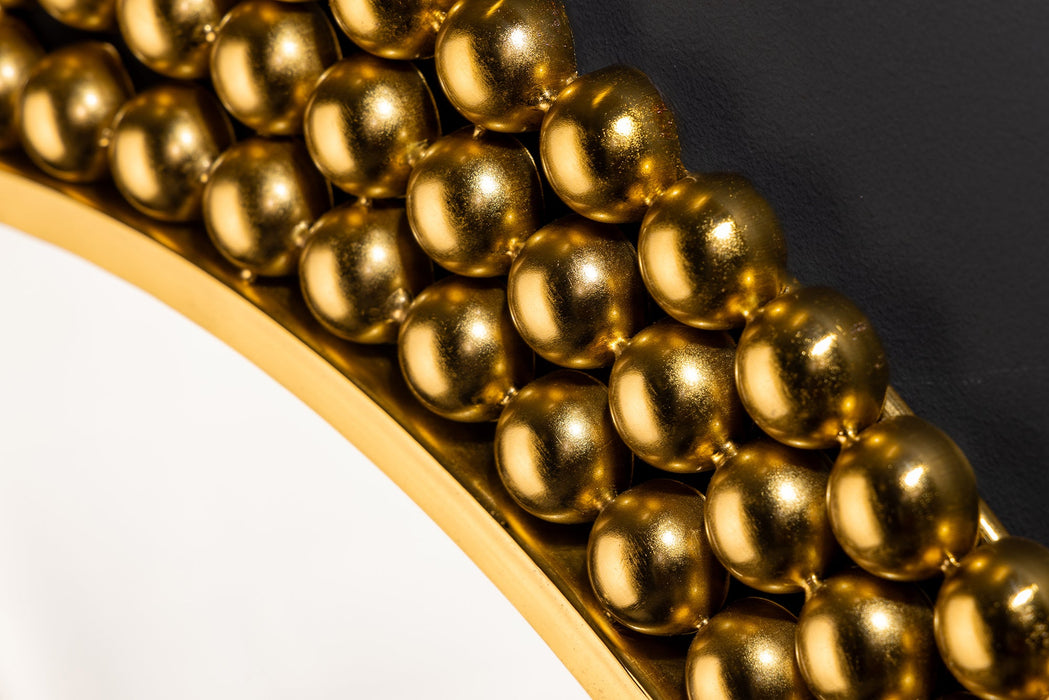 Wandspiegel gem 75cm Eisen gold