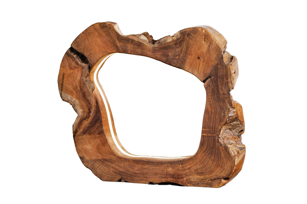 Tischleuchte Eco Art 45cm LED Streifen natur