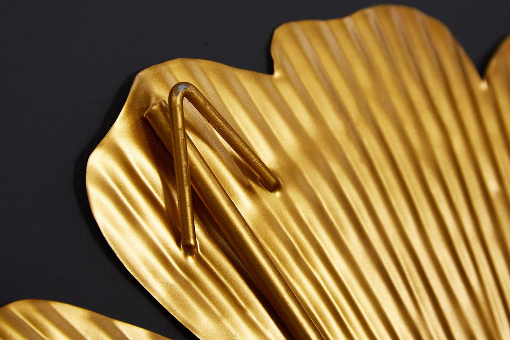 Wanddekoration Coral 110cm gold