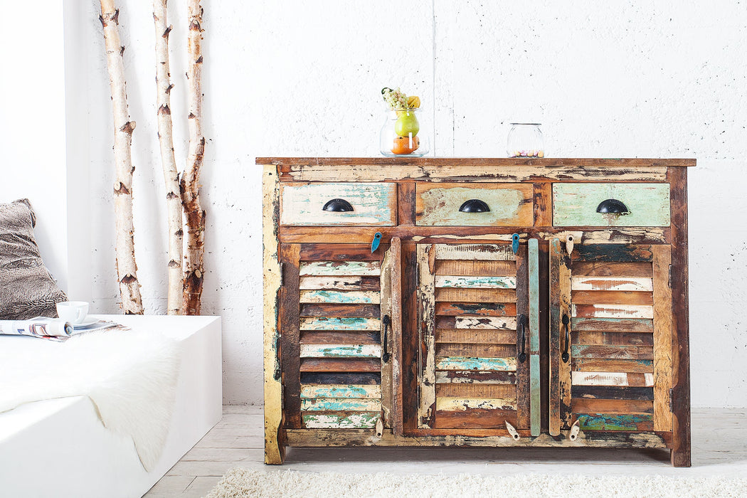 Sideboard Grand Combin 125cm aus Recyclingholz