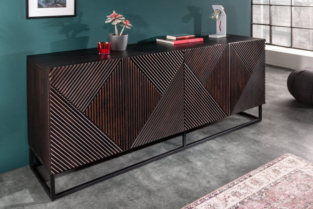 Sideboard Monte Bre 177cm Mango braun