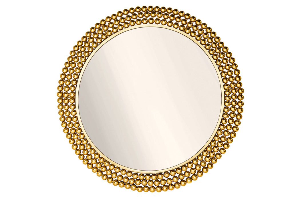 Wandspiegel gem 75cm Eisen gold