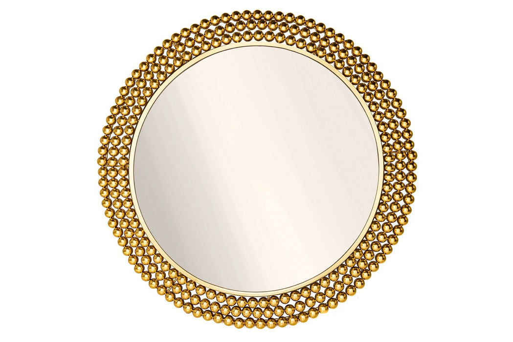 Wandspiegel gem 75cm Eisen gold