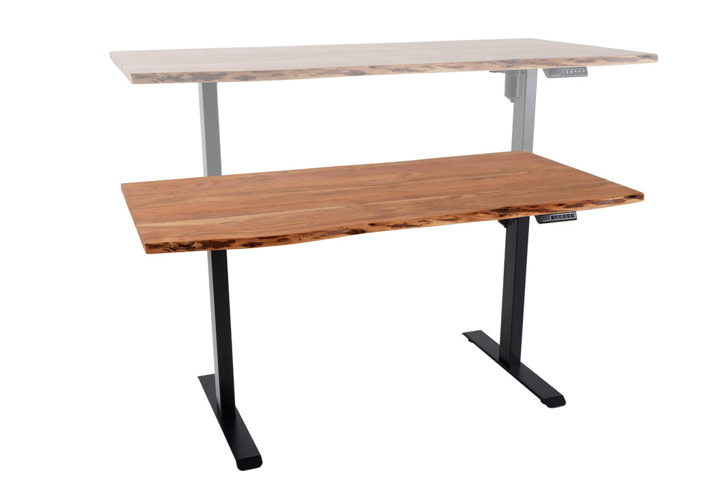 Schreibtisch Engelberg 140cm Tischplatte Akazie ohne Beine