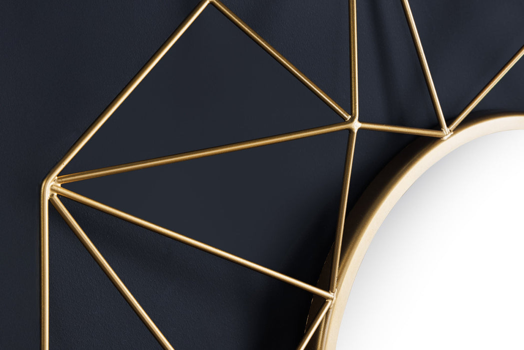 Wandspiegel DIAMOND L 80cm Eisen gold