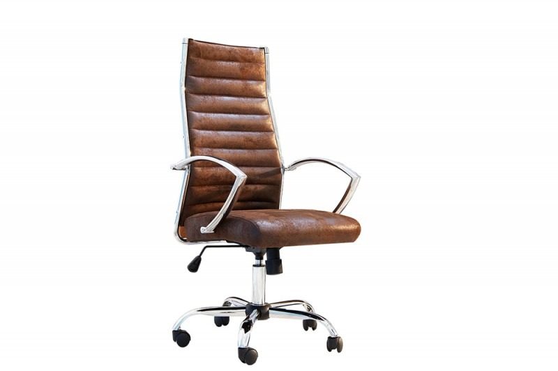 Bürostuhl Wealth 107-117cm antik coffee