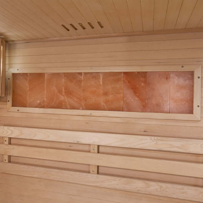 Indoor Sauna MATTERHORN 120 - Salzstein - Für 2 Personen