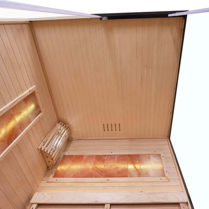 Indoor Sauna MATTERHORN 120 - Salzstein - Für 2 Personen