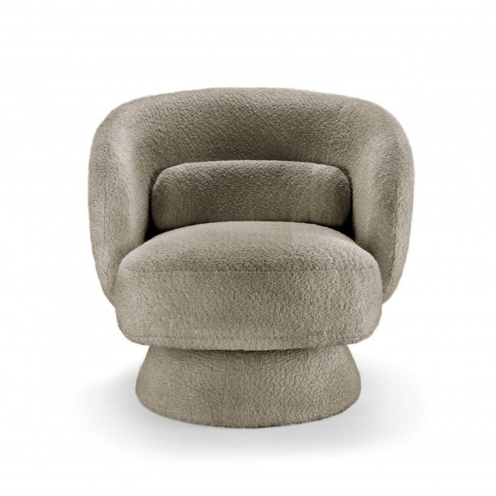 Sessel Samba Teddystoff taupe