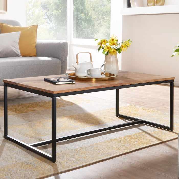 Couchtisch 110x60x40cm - Massivholz - Mango