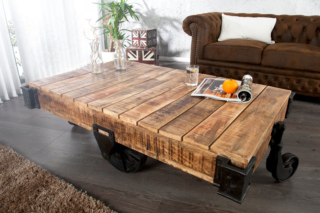Couchtisch Trackline 110cm Mango