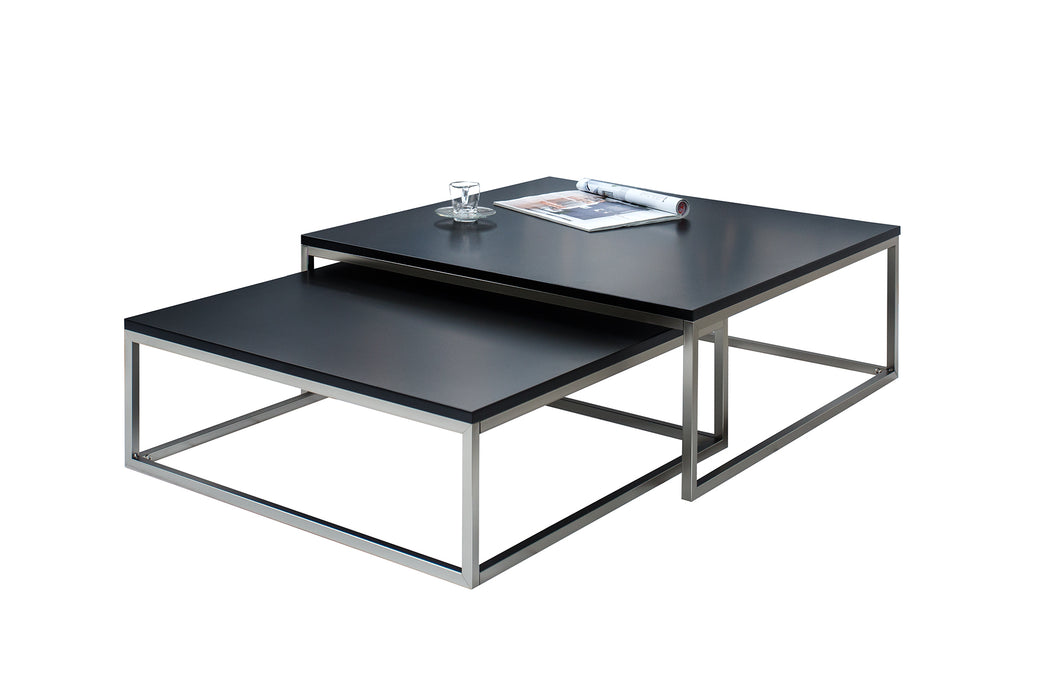 Couchtisch Fresh Compo 2er Set schwarz