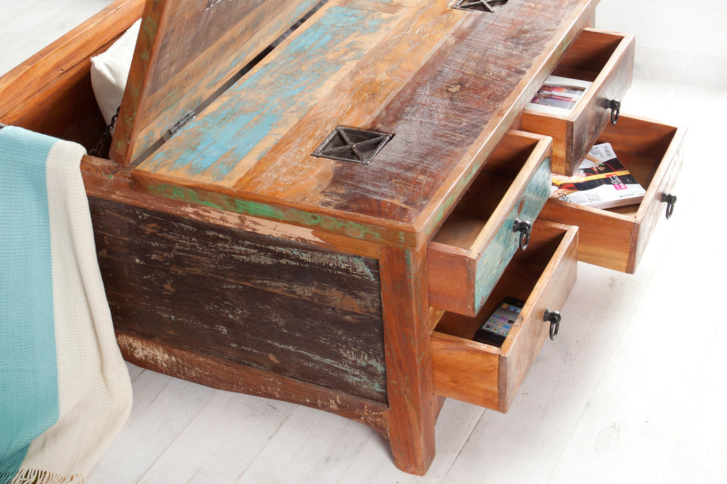 Couchtisch Grand Combin 70cm Recyclingholz