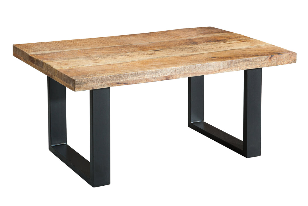 Couchtisch Blacksmith 100cm natur Mango