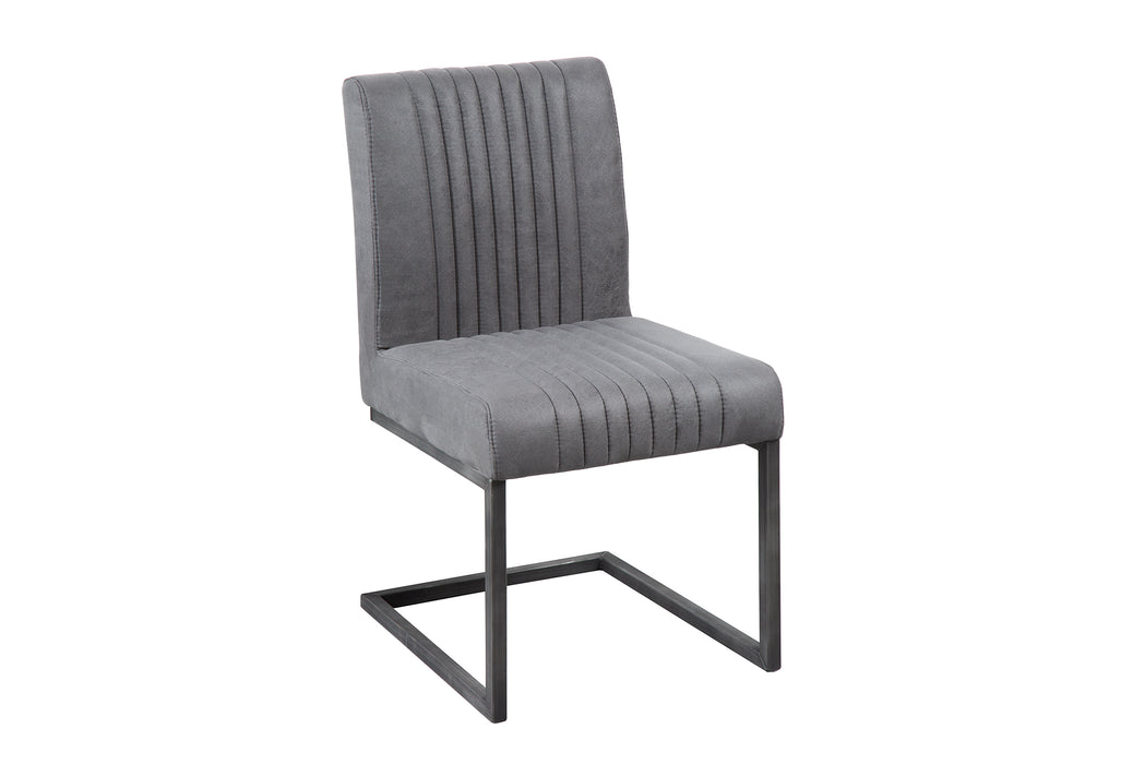 Freischwinger Grand Hudson Vintage Grau Eisen