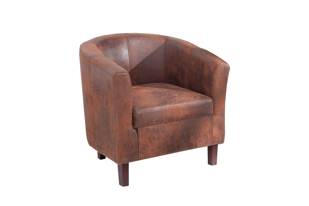Sessel Fitzgerald whisky braun